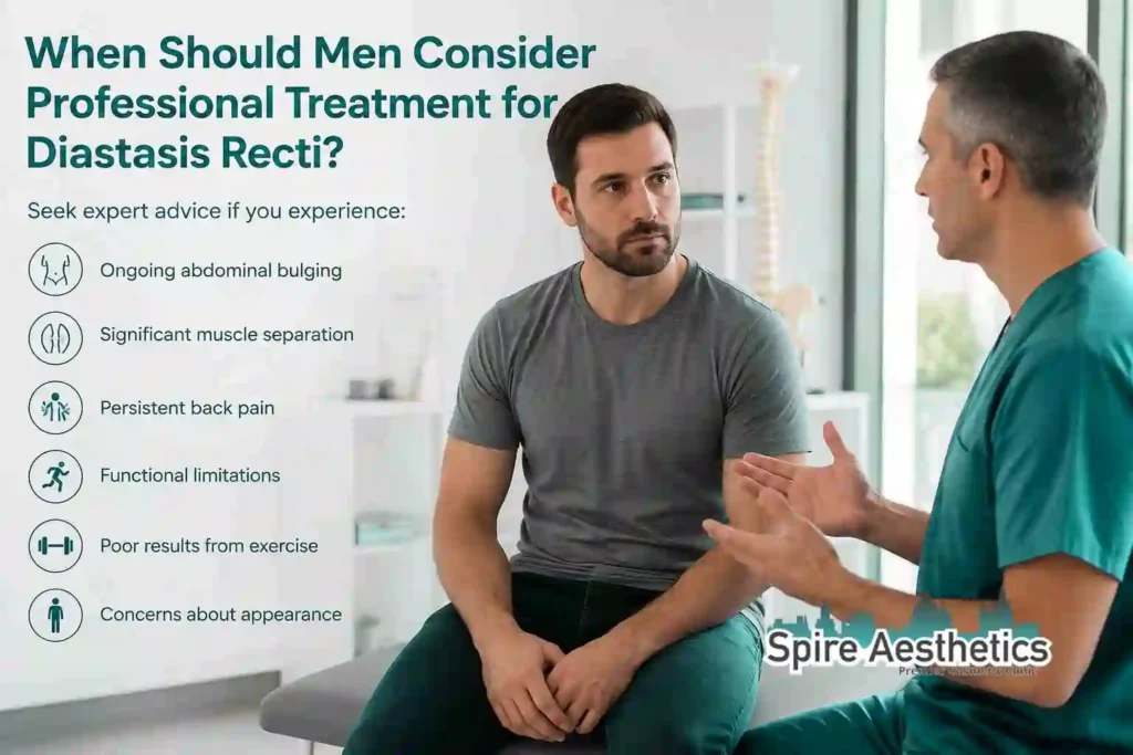 When Should Men Consider Professional Treatment for Diastasis Recti Cumbernauld?