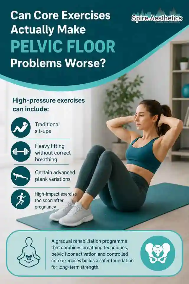 Can Strengthening Your Core Alone Actually Make Pelvic Floor Problems Worse Cumbernauld?